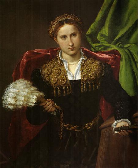 Lorenzo Lotto Portrat der Laura da Pola